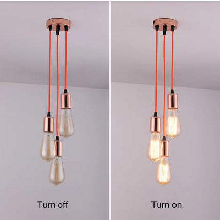 Suspension LED araignée bicolore noir, blanc et argent — LZ7XQ2