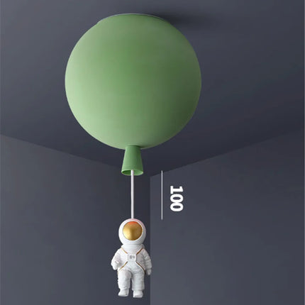 Plafonnier LED nordique avec motif astronaute et ballons pour enfants — LZ4X9QJ