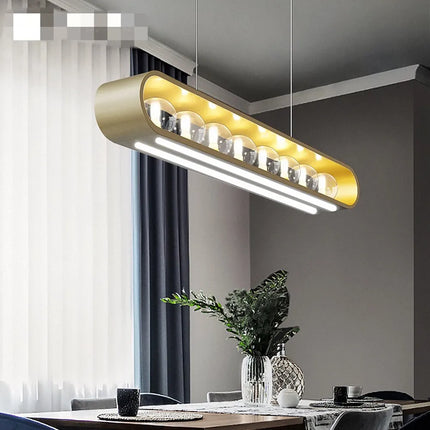 Lustre suspension en verre transparent avec cordon ajustable — LZ4X9T