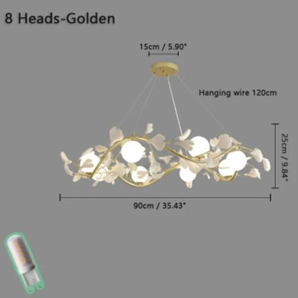 Lustre en verre design nordique pour intérieur moderne — LZ4X9P2