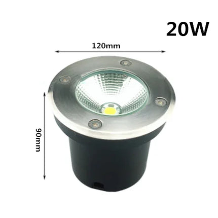 Spot LED encastrable extérieur étanche IP67 5W à 30W 220V DC12V — LZ4M9Q2F