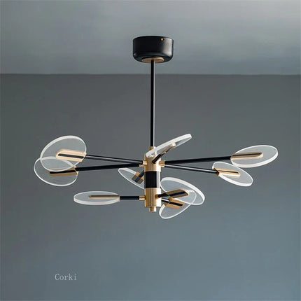 Lustre suspension en acrylique au design nordique élégant — LZ4X9T