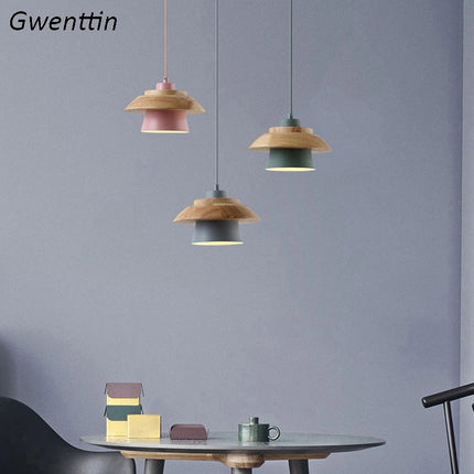 Suspension en bois pour éclairage et décoration moderne — LZ7D2Q