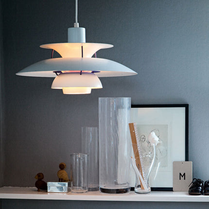 Suspension industrielle en métal avec LED colorée Barnaby — LZ4X9P2