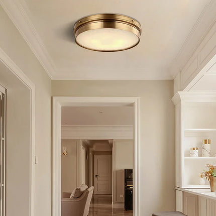 Plafonnier LED vintage en laiton pour salon moderne — LZ4X9P2Q