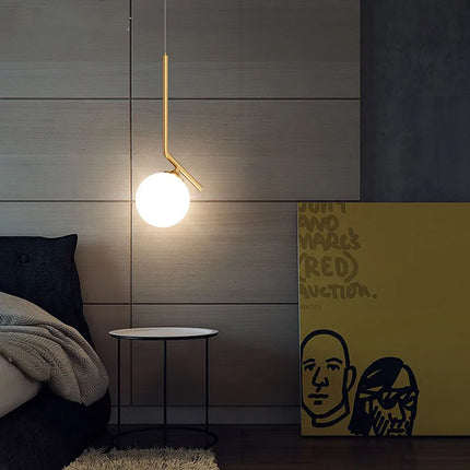 Suspension en verre à bulles au design créatif pour décoration élégante — LZ4X9T