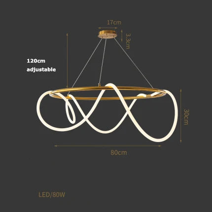 Suspension élégante en forme de notes de musique — LZ4J9P2Q