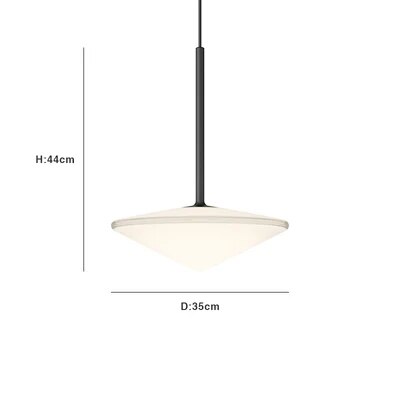 Suspension en verre à abat-jour unique — LZ4P7XQ