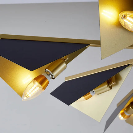 Lustre en fer forgé style nordique au design créatif — LZ4XJ7