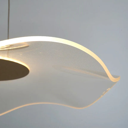 Lustre LED nordique feuille de lotus avec gradation — LZ4M9X2