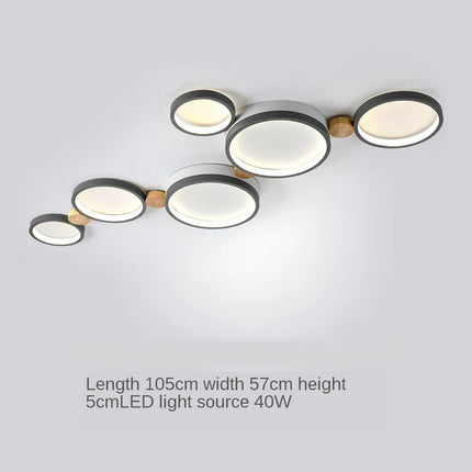 Lustre LED nordique pour salon, café, balcon et vestiaire — LZ4X9T2