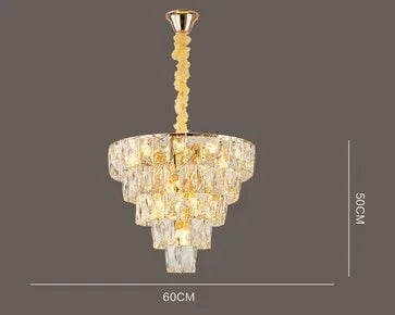 Lustre en cristal au design nordique pour intérieur élégant — LZ4X9P2Q