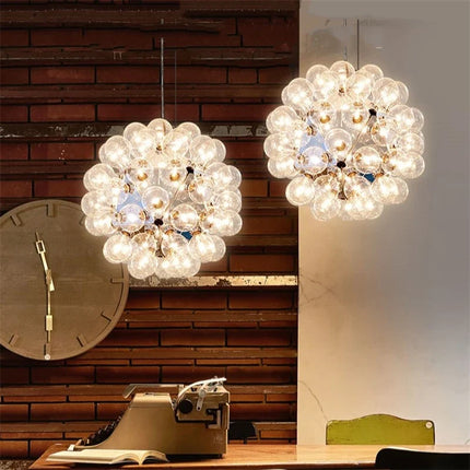 Suspension boule en verre au design nordique moderne pour intérieur — LZ4X9M