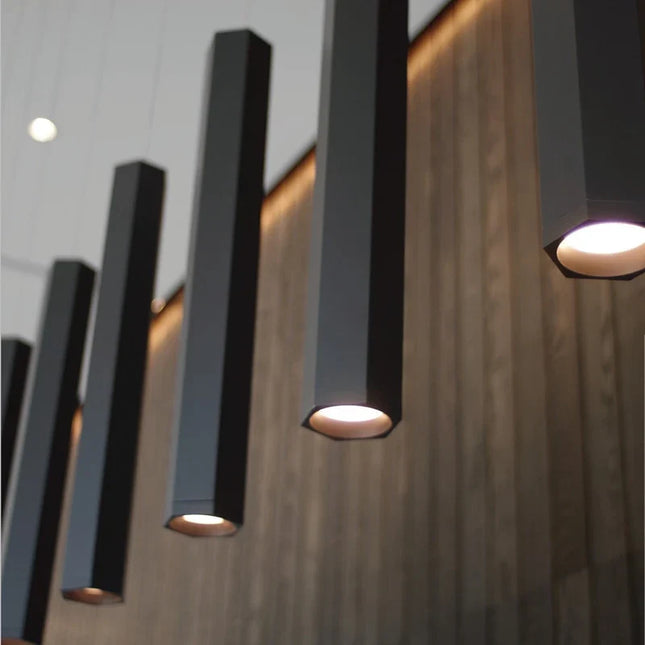 Lustre hexagonal pour décoration industrielle créative — LZ4X9T2