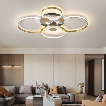 Plafonnier moderne décoratif pour intérieur lumineux et élégant — LZ4X9QJ