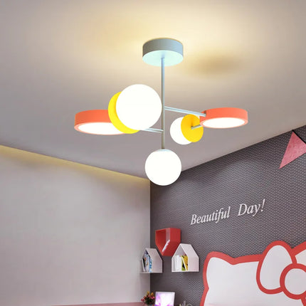 Lustre suspension LED pour enfants style dessin animé nordique — LZ4P9X
