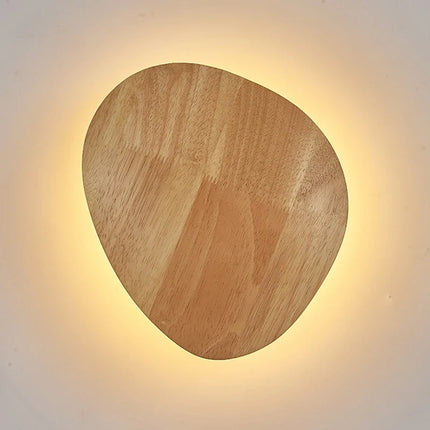 Applique murale LED en bois au design nordique moderne — LZ4X9P2