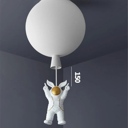 Plafonnier LED nordique avec motif astronaute et ballons pour enfants — LZ4X9QJ