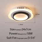 WM082 24x7cm 18W / Blanc chaud Pas de télécommande