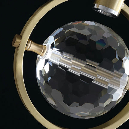 Suspension LED en cristal au design nordique luxueux — LZ4X9T