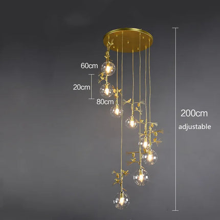 Suspension en verre au design moderne pour intérieur élégant — LZ4X9T