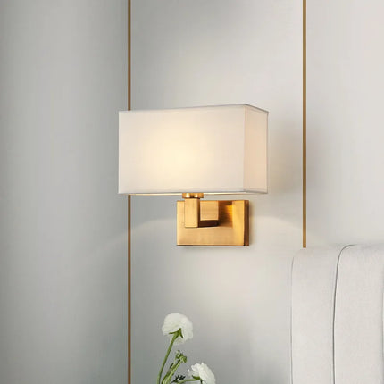 Applique murale carrée moderne en tissu style américain décoratif — LZ4X9P2