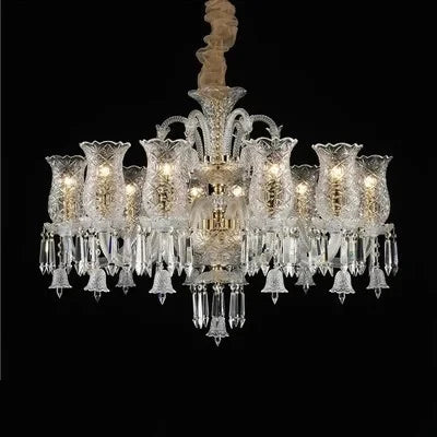 Lustre en cristal européen pour décoration moderne et élégante — LZ4X9Q