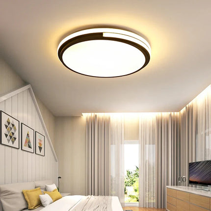 Plafonnier LED rond à luminosité réglable pour intérieur — LZ4X9P2