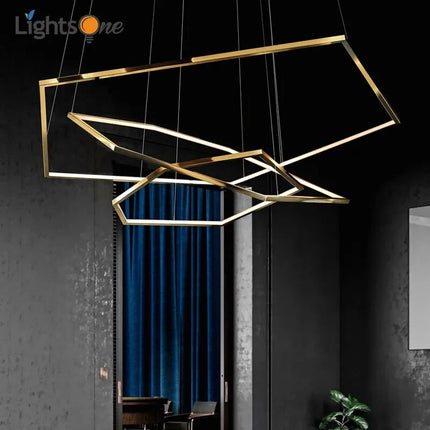 Suspension hexagonale multi-niveaux design — LZ4X9P2
