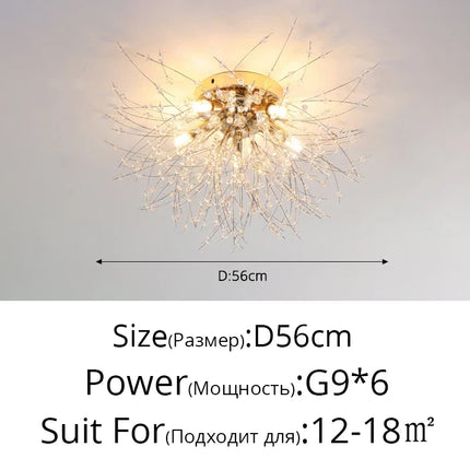 Lustre LED moderne Luciole pour décoration intérieure — LZ4N7XQ