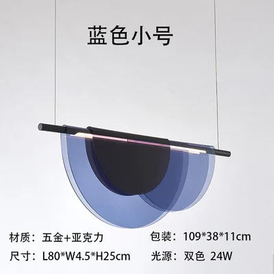 Lustre suspendu en acrylique lumineux pour bar et café — LZ4P9XQ