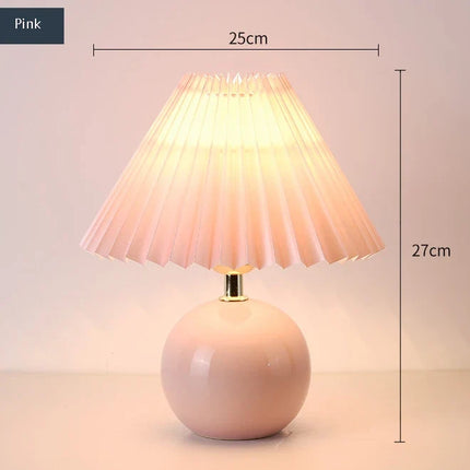 Lampe de chevet en céramique moderne pour bureau et veilleuse créative — LZ4X9P2