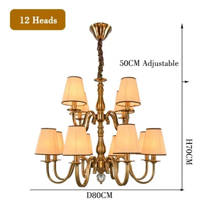 Lustre de luxe classique