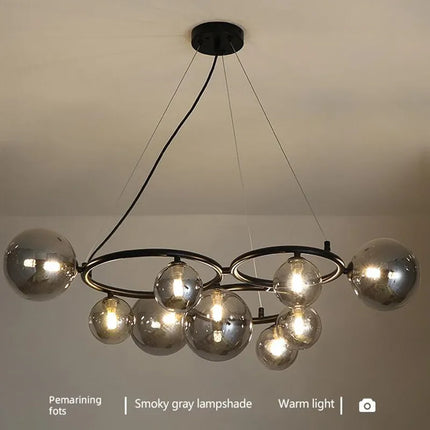 Suspension moderne en verre avec ampoule intégrée pour intérieur — LZ4P9XQ