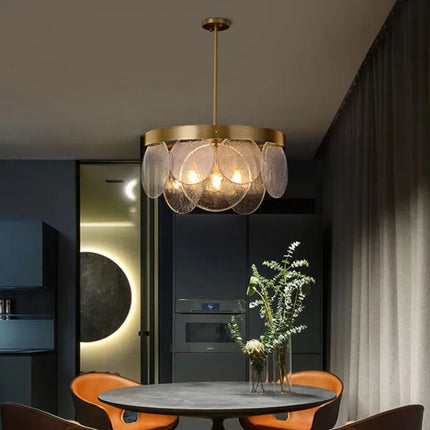 Lustre moderne en verre pour décoration intérieure — LZ4X9M