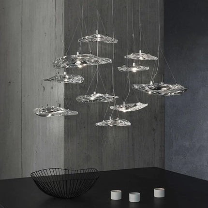 lustre italien design pour restaurant bar et magasin d'habillement