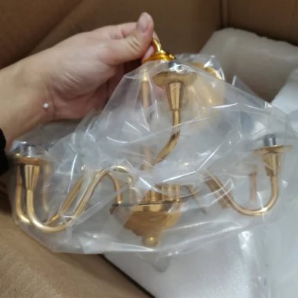 Lustre en verre transparent pour décoration moderne style loft — LZ4P9XJ2