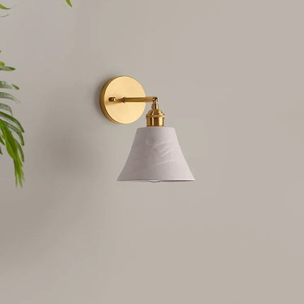 Applique murale luxe en céramique et cuivre style nordique — LZ4D7X9