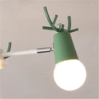 Vert / 8 têtes de lampe