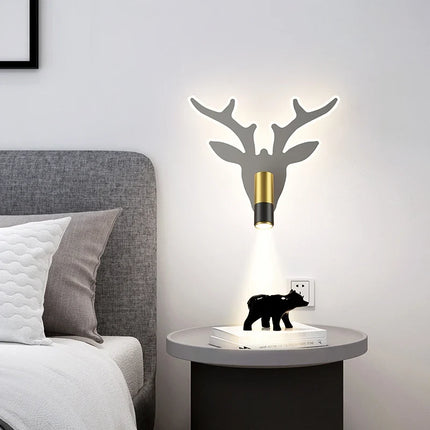Applique murale LED moderne en bois pour éclairage intérieur — LZ4X9T2