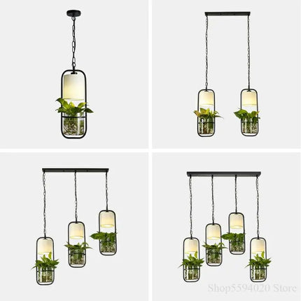 Suspension industrielle en fer style moderne chinois — LZ4X9JQ