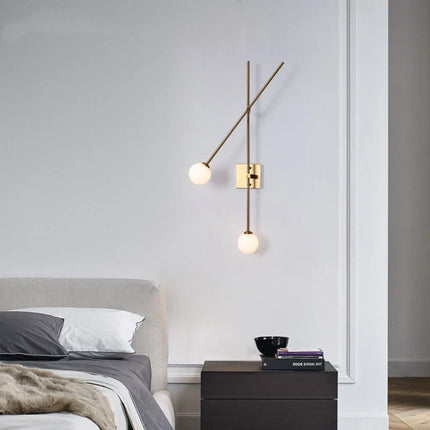 Applique murale en verre au design minimaliste pour intérieur moderne — LZ4X9P2