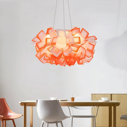 Suspension LED design fleur en acrylique pour salon et chambre — LZ4X9T