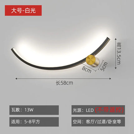 Applique murale LED moderne et créative pour décoration intérieure — LZ4G7XQ