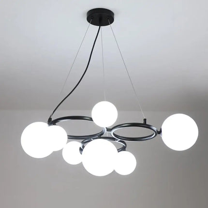 Suspension lustre nordique à bulles pour décoration intérieure — LZ4X9P2