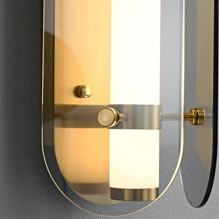 Applique murale design nordique en verre miroir décoratif — LZ4X9P2