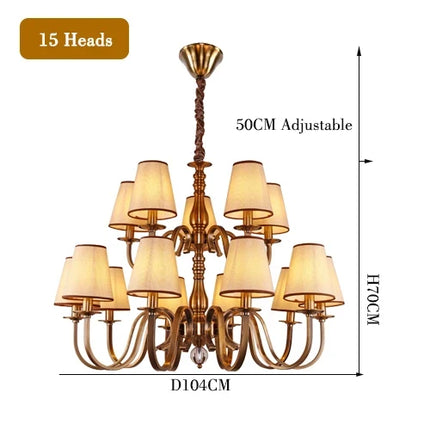 Lustre de luxe classique
