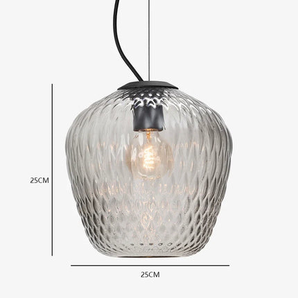 Suspension rétro nordique en verre pour intérieur — LZ4X9Q2M