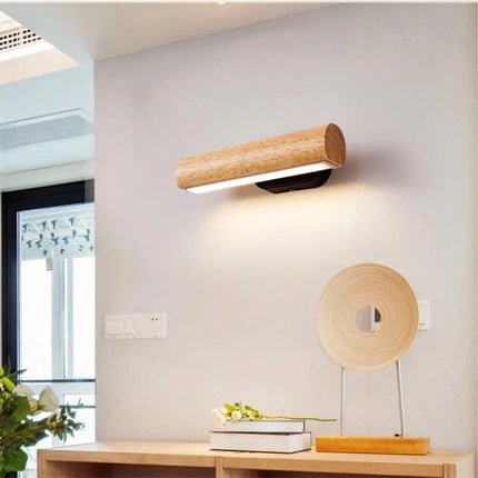 Applique murale nordique en bois pour éclairage intérieur — LZ4X9P7