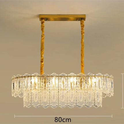 Lustre rond en verre pour intérieur moderne — LZ4X9T
